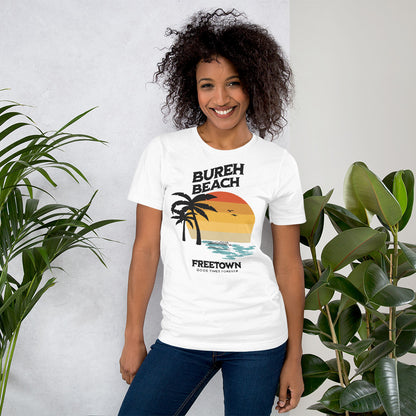 Buren Beach  Vintage Sunset Unisex t-shirt
